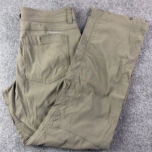 Eddie Bauer First Ascent Mens Nylon Blend Articulated Knee Hiking Pants Sz 32x32